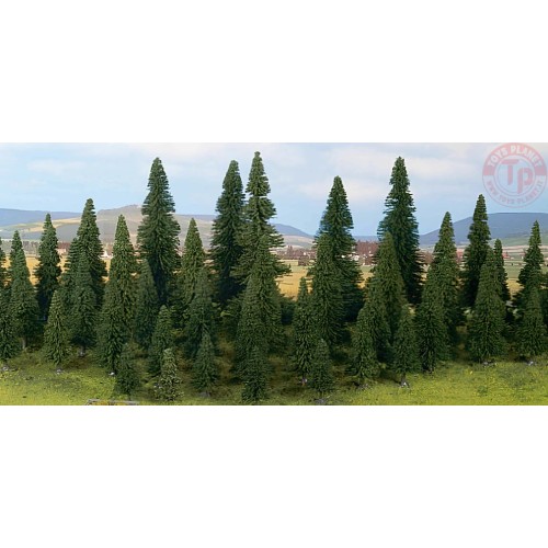 ALBERI DI ABETE-10 PEZZI 6-15 CM NOCH 26415 MATERIALE DIORAMI
