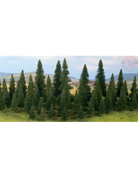 ALBERI DI ABETE-10 PEZZI 6-15 CM NOCH 26415 MATERIALE DIORAMI
