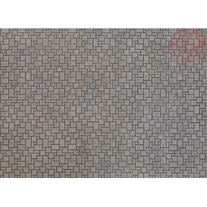 FOGLIO 3D DI CARTONE CON PAVIMENTAZIONE MODERNA-250X125X0,5 MM NOCH 56722 MATERIALE DIORAMI