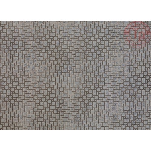 FOGLIO 3D DI CARTONE CON PAVIMENTAZIONE MODERNA-250X125X0,5 MM NOCH 56722 MATERIALE DIORAMI