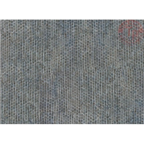 FOGLIO 3D DI CARTONE CON PAVIMENTAZIONE CITTA' VECCHIA-250X125X0,5 MM NOCH 56721 MATERIALE DIORAMI