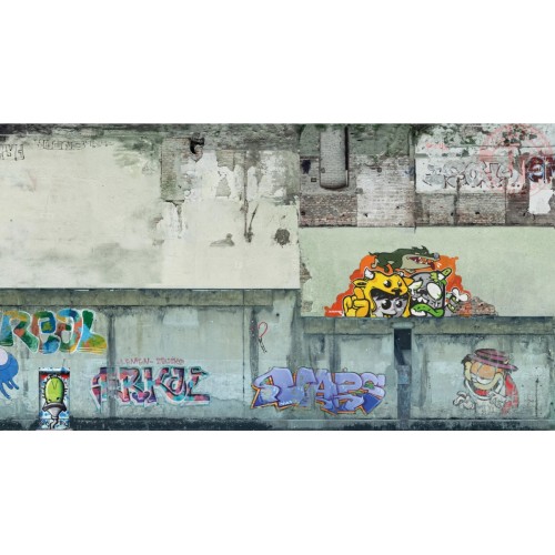 FOGLIO 3D DI CARTONE CON MURO INDUSTRIALE-250X125X0,5 MM NOCH 56669 MATERIALE DIORAMI