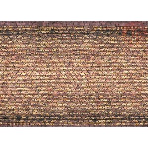 FOGLIO 3D DI CARTONE CON MATTONE-250X125X0,5 MM NOCH 56605 MATERIALE DIORAMI