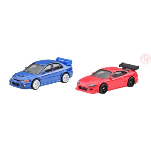 MITSUBISHI LANCER EVOLUTION VI-'95 MITSUBISHI ECLIPSE 1/64 HOT WHEELS HKF59 HOT WHEELS