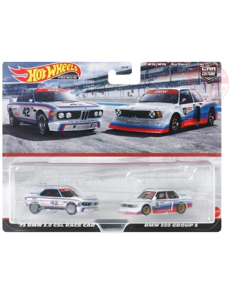 '73 BMW 3.0 CSL RACE CAR-BMW 320 GROUP 5 1/64 HOT WHEELS HKF55 HOT WHEELS