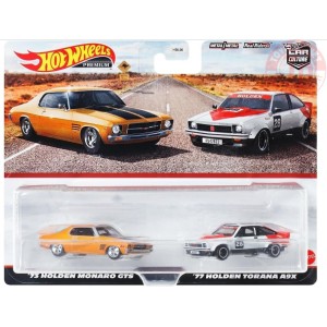 '73 HOLDEN MONARO GTS-'77 HOLDEN TORANA A9X 1/64 HOT WHEELS HKF50 HOT WHEELS