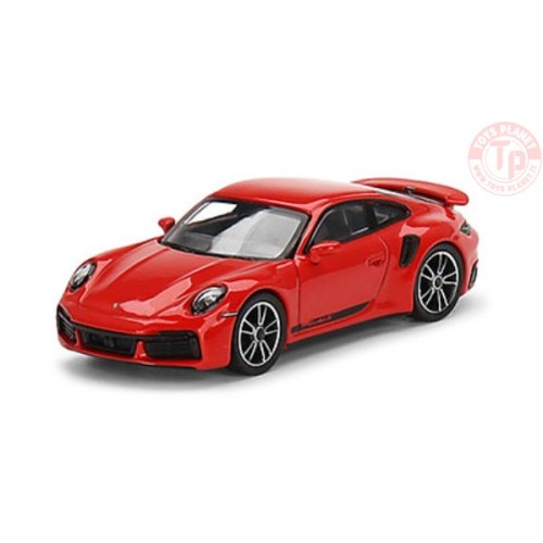 PORSCHE 911 TURBO S-GUARDS RED 1/64 MGT00423-MJ MINI GT