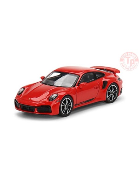 PORSCHE 911 TURBO S-GUARDS RED 1/64 MGT00423-MJ MINI GT