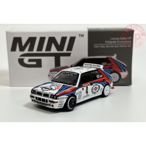 LANCIA DELTA HF INTEGRALE EVOLUZIONE-1992 RALLY MONTECARLO WINNER 4 1/64 MGT00455-L Mini Gt