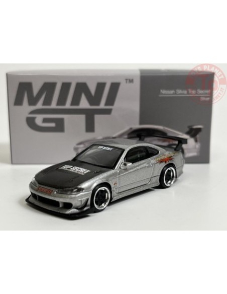 NISSAN SILVIA TOP SECRET-SILVER 1/64 MGT00545-R MINI GT