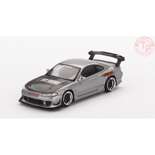 NISSAN SILVIA TOP SECRET-SILVER 1/64 MGT00545-R MINI GT