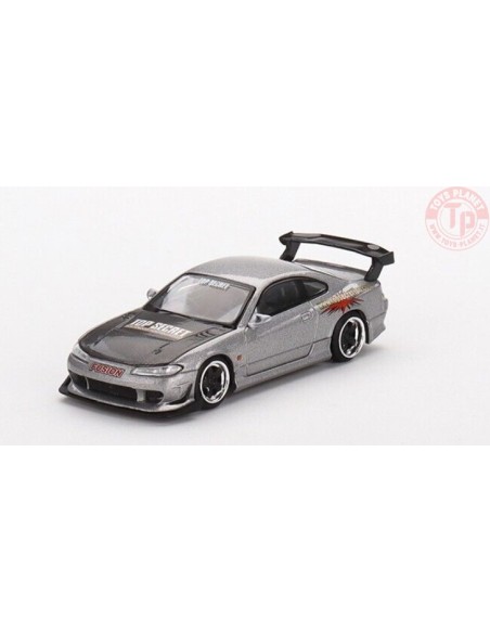 NISSAN SILVIA TOP SECRET-SILVER 1/64 MGT00545-R MINI GT