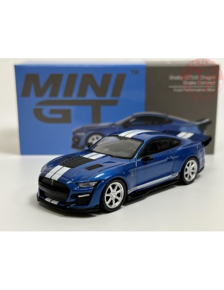 SHELBY GT500 DRAGON SNAKE CONCEPT-FORD PERFORMANCE BLUE 1/64 MGT00568-L MINI GT