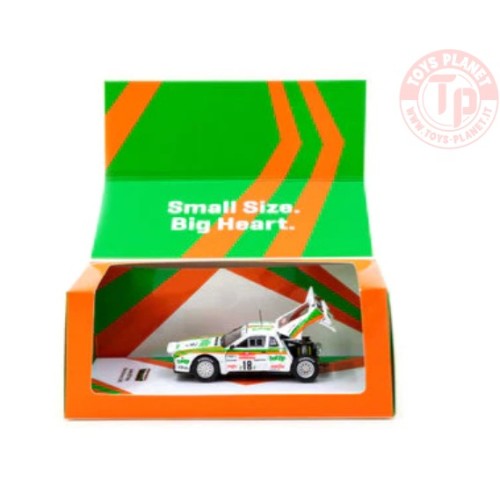 LANCIA 037 RALLY-RALLYE SANREMO 1983-M.BIASION7T.SILVIERO-WHITE/GREEN 1/64 T64P-TL002-83SAN18 TARMAC WORKS