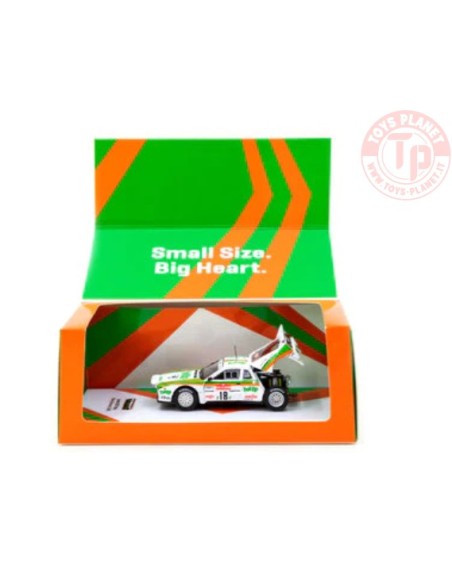 LANCIA 037 RALLY-RALLYE SANREMO 1983-M.BIASION7T.SILVIERO-WHITE/GREEN 1/64 T64P-TL002-83SAN18 TARMAC WORKS
