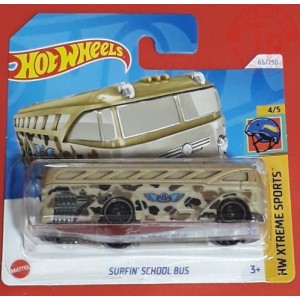 SURFIN' SCHOOL BUS 1/64 HOT WHEELS HTB99 HOT WHEELS