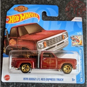 1978 DODGE LI'L RED EXPRESS TRUCK 1/64 HOT WHELLS HRY97 HOT WHEELS