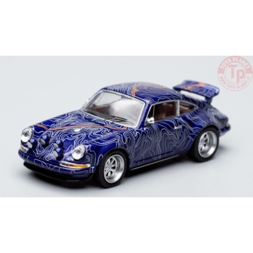 PORSCHE SINGER MUL HOLLAND-BLUE 1/64 PR64-0010 POP RACE