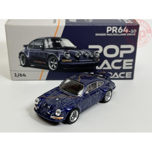 PORSCHE SINGER MUL HOLLAND-BLUE 1/64 PR64-0010 POP RACE