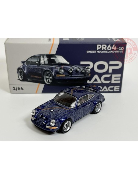 PORSCHE SINGER MUL HOLLAND-BLUE 1/64 PR64-0010 POP RACE