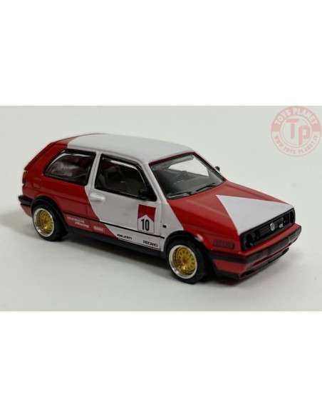 GOLF GTI-RED/WHITE 1/64 PR64-0015 POP RACE GOLF GTI-RED/WHITE 1/64 PR64-0015 POP RACE