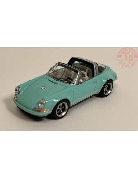 PORSCHE SINGER TARGA-TIFFANY BLUE 1/64 PR64-0006 POP RACE