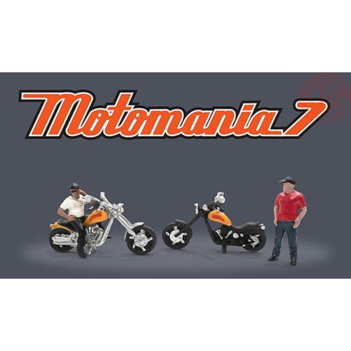 MOTOMANIA FIGURE SET 1/64 AD-76520MJ AMERICAN DIORAMA