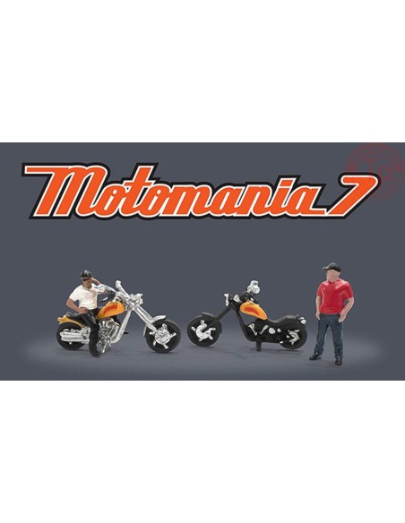 MOTOMANIA FIGURE SET 1/64 AD-76520MJ AMERICAN DIORAMA