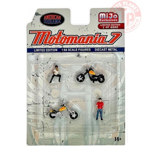 MOTOMANIA FIGURE SET 1/64 AD-76520MJ AMERICAN DIORAMA