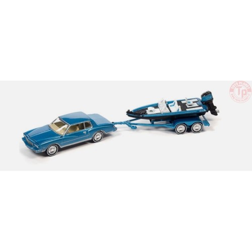 1980 CHEVROLET MONTE CARLO E BOAT 1/64 JLSP317 JOHNNY LIGHTNING 1:64