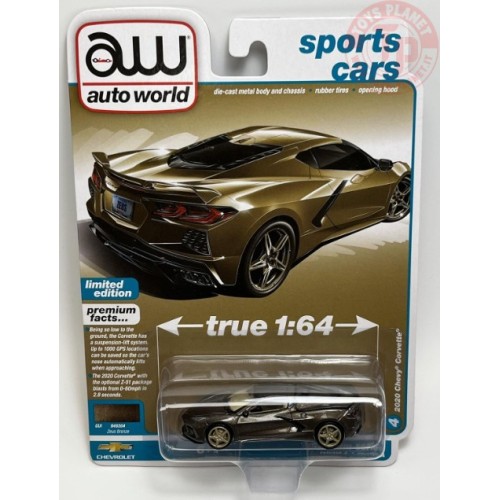 2020 CHEVY CORVETTE 1/64 AUTO WORLD 2020 CHEVY CORVETTE AUTO WORLD
