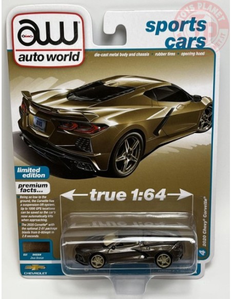 2020 CHEVY CORVETTE 1/64 AUTO WORLD 2020 CHEVY CORVETTE AUTO WORLD