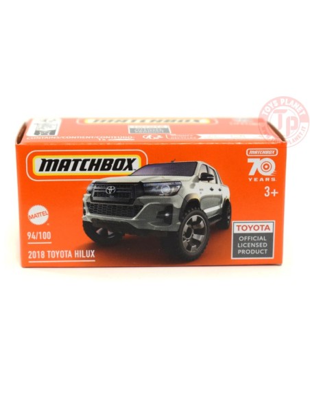 2018 TOYOTA HILUX 1/64 MATCHBOX HLF28 MATCHBOX