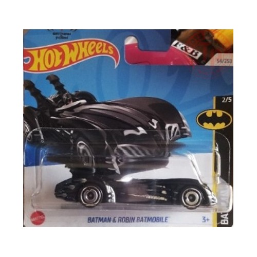 BATMAN & ROBIN BATMMOBILE 1/64 HOT WHEELS HRY54 HOT WHEELS