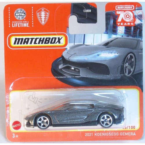 2021 KOENIGSEGG GEMERA 1/64 MATCHBOX HLC62 MATCHBOX