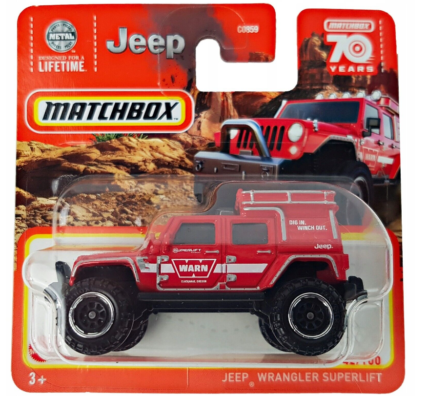 Matchbox Jeep Wrangler Superlift – Modellino In Scala, Collezione