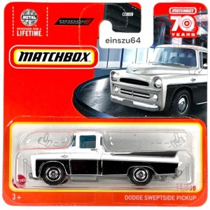 DODGE SWEPTSIDE PICKUP 1/64 MATCHBOX HLD38 MATCHBOX