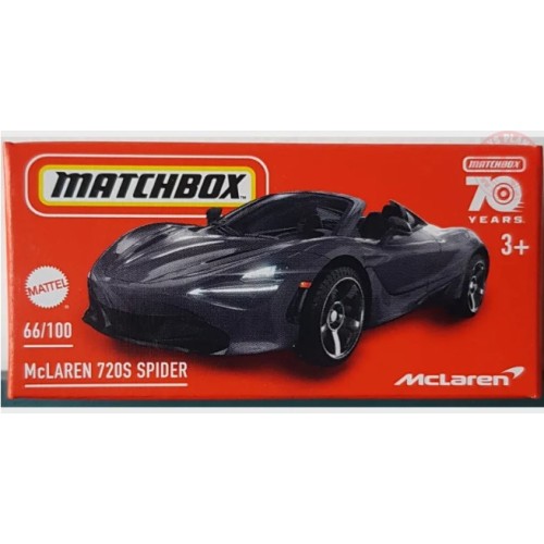 MCLAREN 720S SPIDER 1/64 MATCHBOX HLF42 MATCHBOX