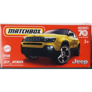 JEEP AVENGER 1/64 MATCHBOX HLD53 MATCHBOX