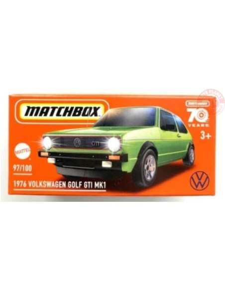 1976 VOLKSWAGEN GOLF GTI MK1 1/64 MATCHBOX HLD99 MATCHBOX