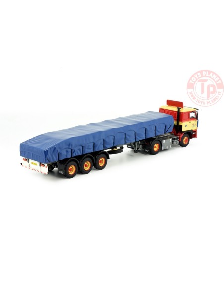 DAF 2800 met 3-assige vlakke oplegger met afgedekte lading Torben Rafn TEKNO 81417 TEKNO DAF 2800 met 3-assige vlakke oplegger met afgedekte lading Torben Rafn TEKNO 81417 TEKNO