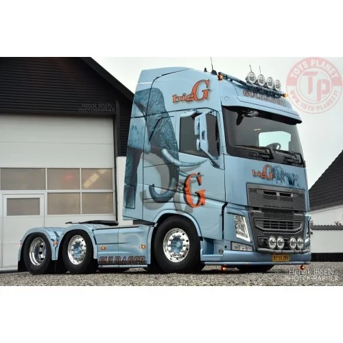 Volvo FH04 Globetrotter XL met 40ft. reefer container Big G Guldager TEKNO 84994 TEKNO