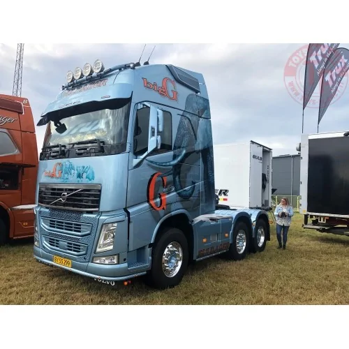 Volvo FH04 Globetrotter XL met 40ft. reefer container Big G Guldager TEKNO 84994 TEKNO