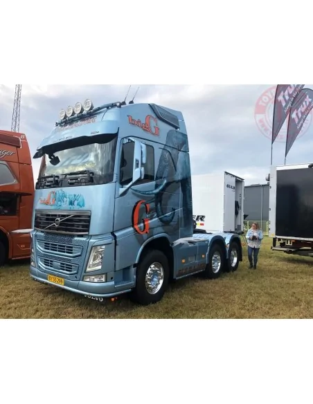 Volvo FH04 Globetrotter XL met 40ft. reefer container Big G Guldager TEKNO 84994 TEKNO