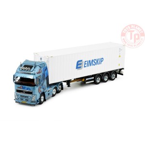 Volvo FH04 Globetrotter XL met 40ft. reefer container Big G Guldager TEKNO 84994 TEKNO