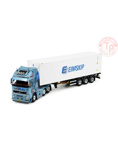 Volvo FH04 Globetrotter XL met 40ft. reefer container Big G Guldager TEKNO 84994 TEKNO