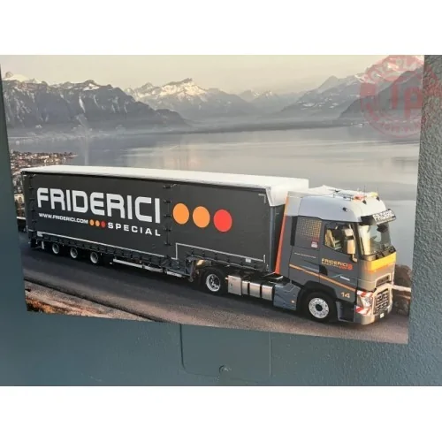 Renault T-High met 3-assige Meusburger oplegger Friderici TEKNO 85370 TEKNO