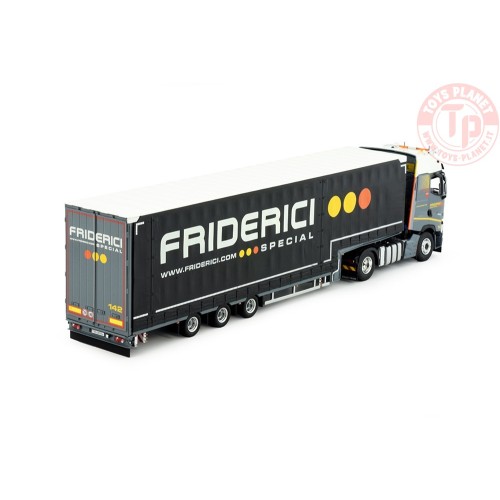 Renault T-High met 3-assige Meusburger oplegger Friderici TEKNO 85370 TEKNO
