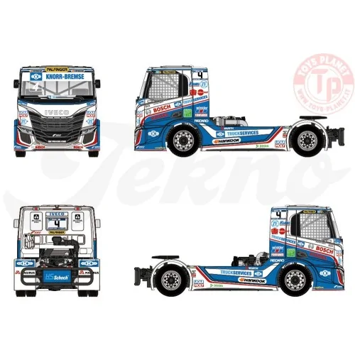 Iveco S-Way (resin) race truck Hahn TEKNO 83212 TEKNO