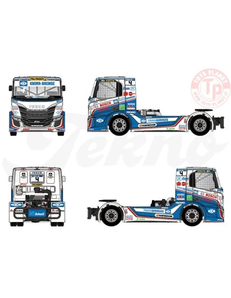 Iveco S-Way (resin) race truck Hahn TEKNO 83212 TEKNO Iveco S-Way (resin) race truck Hahn TEKNO 83212 TEKNO